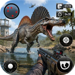 Wild Dinosaur Hunting Games 3D icon